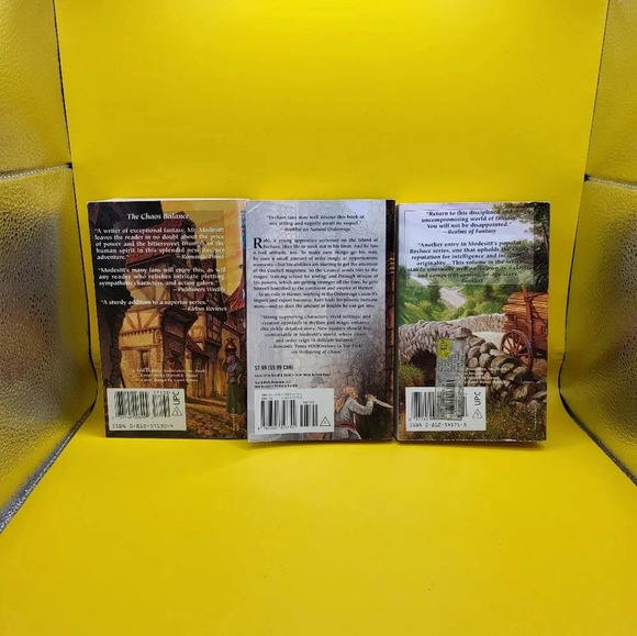 L. E. Modesitt Jr Saga of Recluce Lot Ordermage Chaos Balance White Order PB - Picture 2 of 3